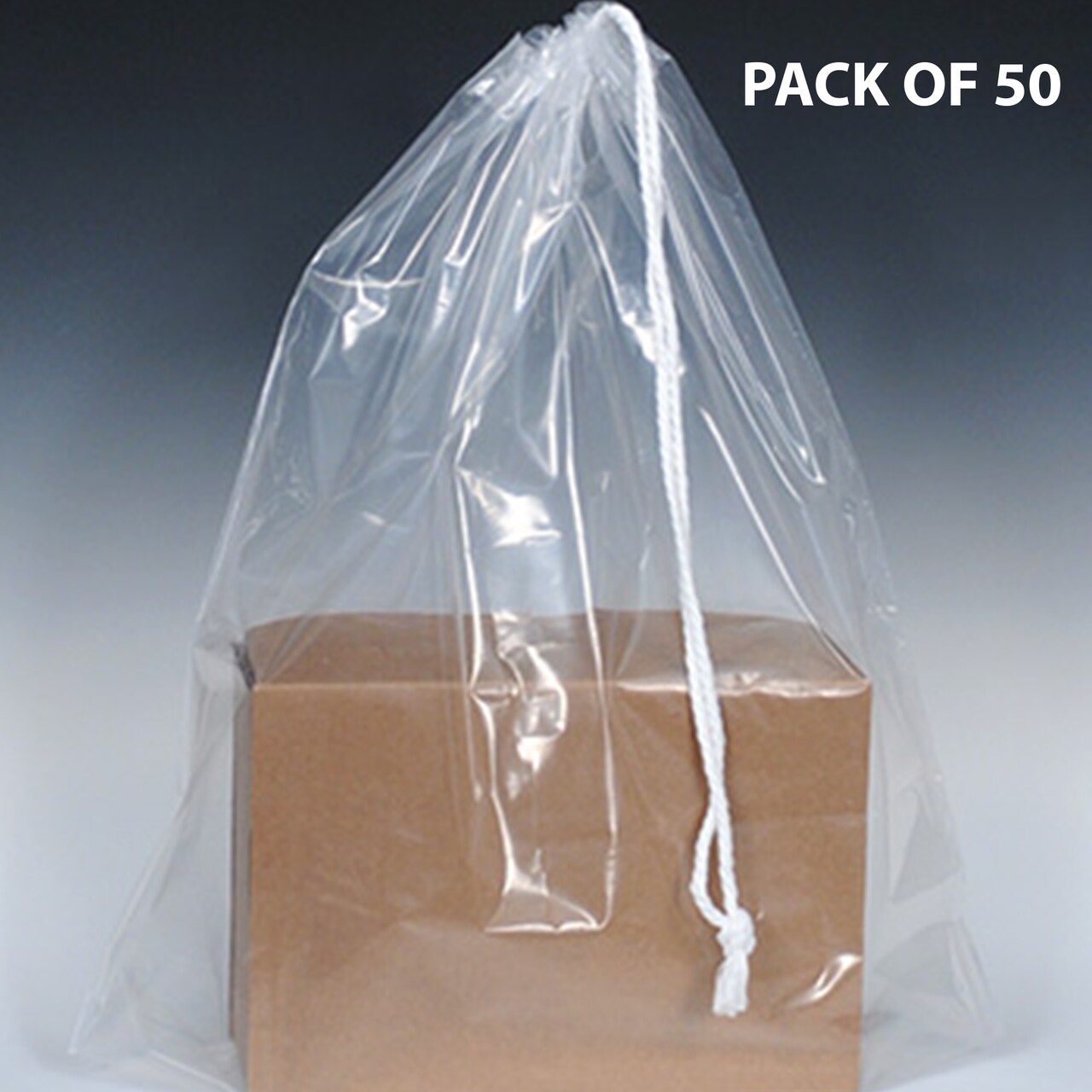 Poly Bag-Precision in Every Package 16" x 18" Poly Bag | Single Drawstring